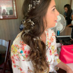 Beautiful Bridal Hair and Makeup at Tahoe Valhalla Wedding