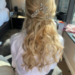 Half Up, Half Down Hairstyle for Lake Tahoe Wedding Bride, Kari
