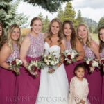 Best Bride and Bridal Party Makeup and Hair On-Site for Lake Tahoe Golf Course Weddings