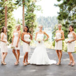 Bride and Bridal Party Lake Tahoe Wedding Hair and Makeup