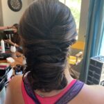 twists for updo bridal hairstyle
